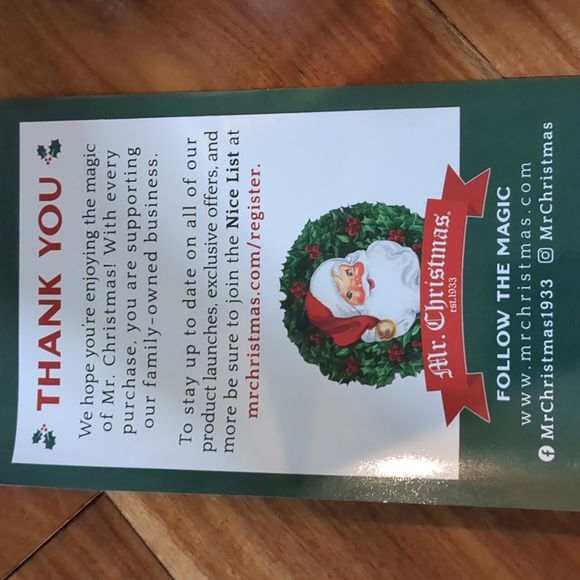 Mr. Christmas Est. 1933 Climber Santa Tabletop Decor New in Box 🎅 - Picture 2 of 9